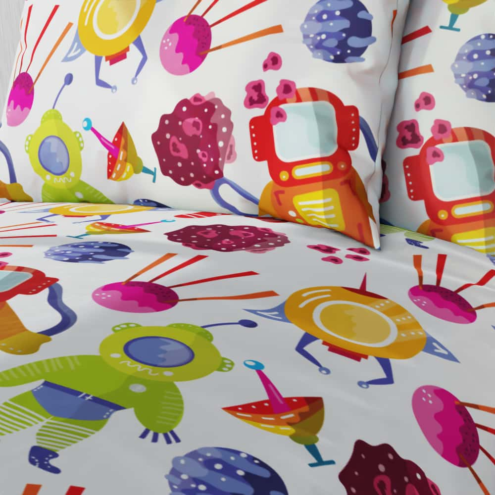 Space is Colourful Reversible Duvet Bed Set - Kidz Bedding