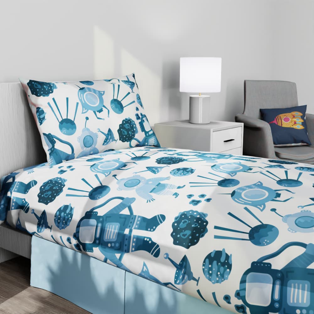 Space is Colourful Reversible Duvet Bed Set - Kidz Bedding