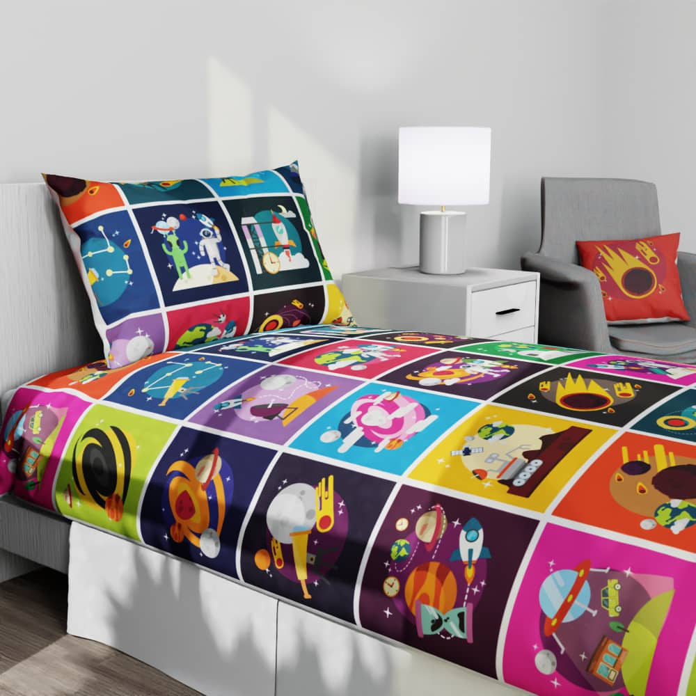 Space Tapestry Reversible Duvet Bed Set - Kidz Bedding