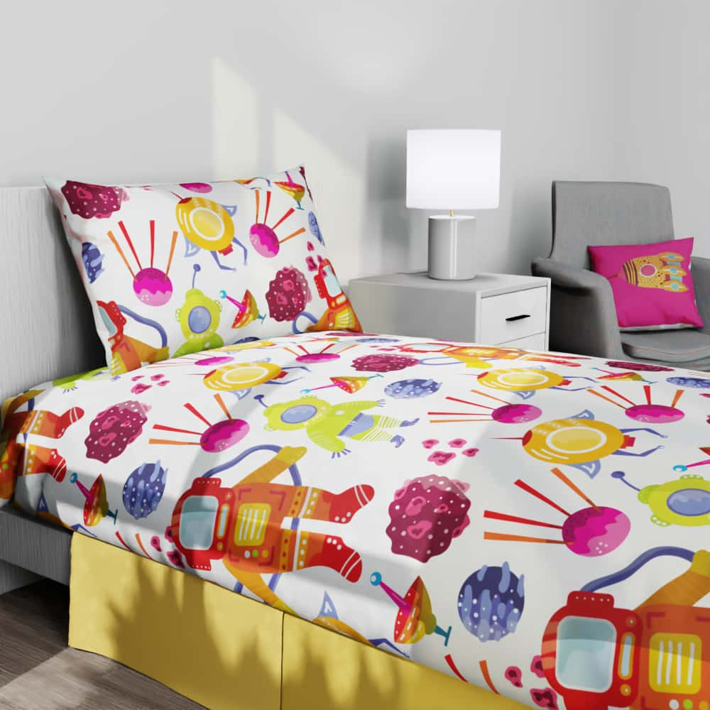 Space is Colourful Reversible Duvet Bed Set - Kidz Bedding