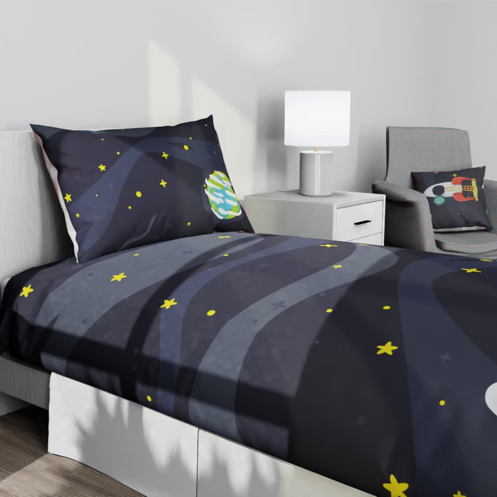 Space Walk Reversible Duvet Bed Set - Kidz Bedding