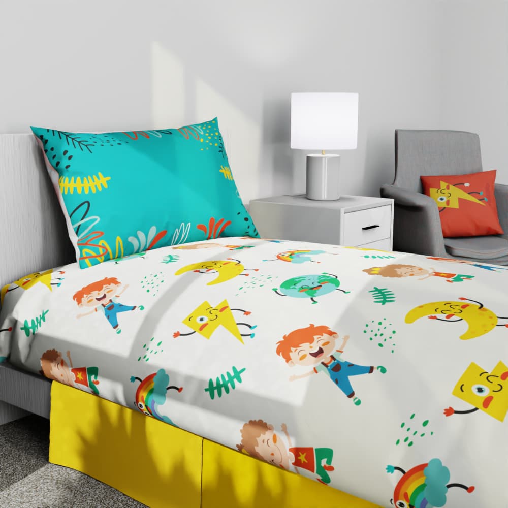 Rainbows and Nature Reversible Duvet Bed Set - Kidz Bedding