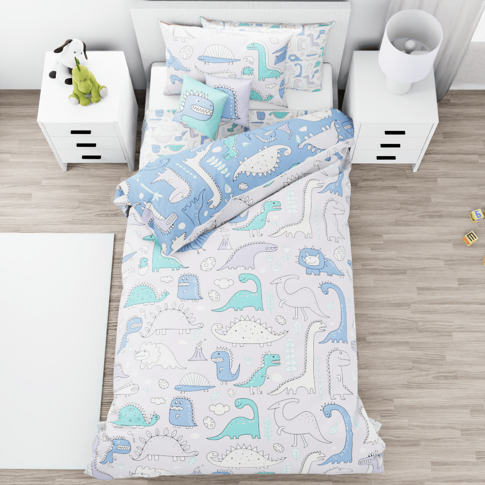 Dinosaur Line Drawing Duvet Bed Set - Kidz Bedding