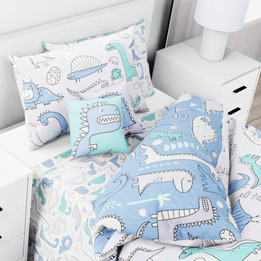 Dinosaur Line Drawing Duvet Bed Set - Kidz Bedding