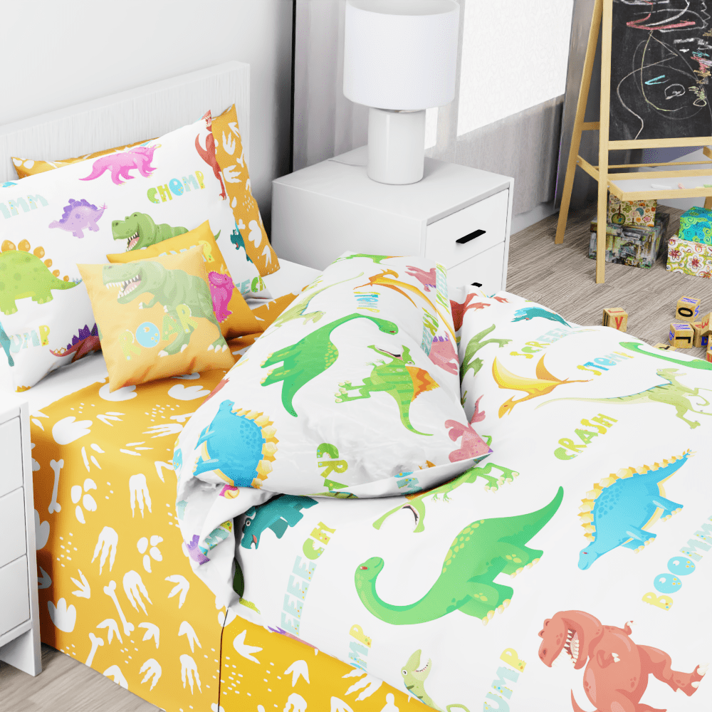 Dinosaur Opera Reversible Duvet Bed Set - Kidz Bedding