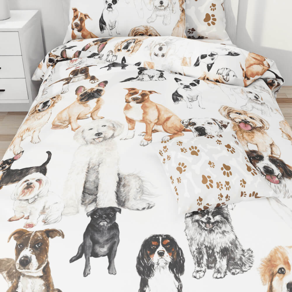 Dog Party Duvet Quilt Cover - Kidz Bedding