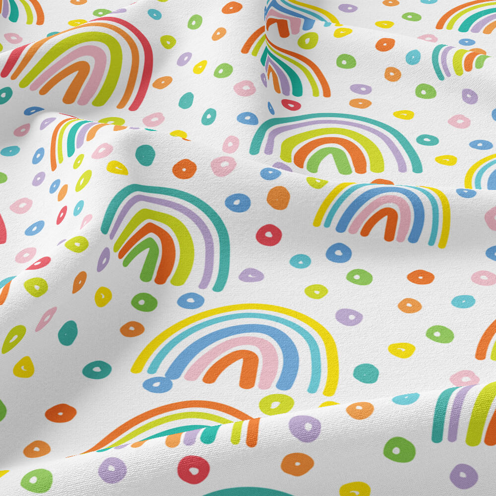 Rainbow Dots Reversible Duvet Bed Set - Kidz Bedding