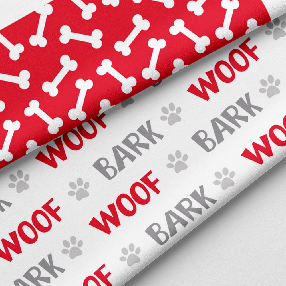 Woof Bark Dog-Themed 4pc Sheet Set - Kidz Bedding