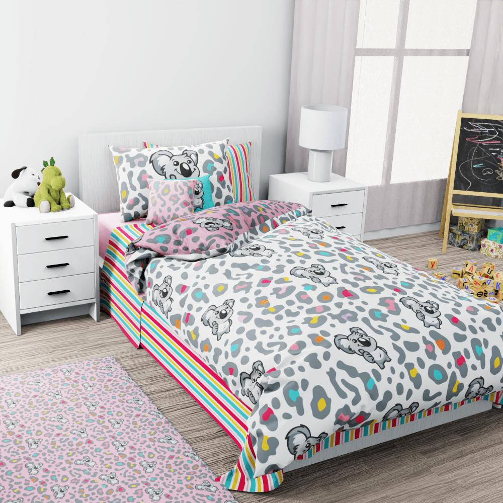 G'Day Koala Camouflage Reversible Duvet Bed Set - Kidz Bedding