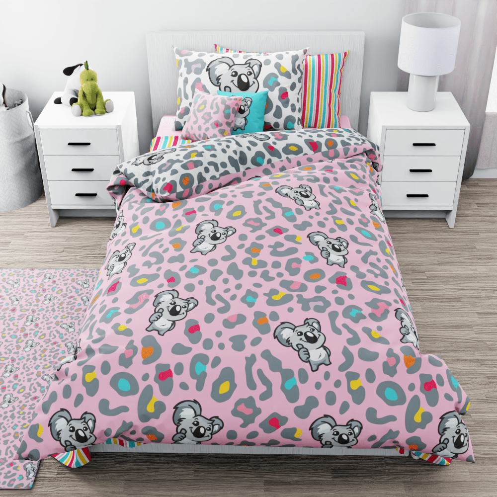 G'Day Koala Camouflage Reversible Duvet Bed Set - Kidz Bedding