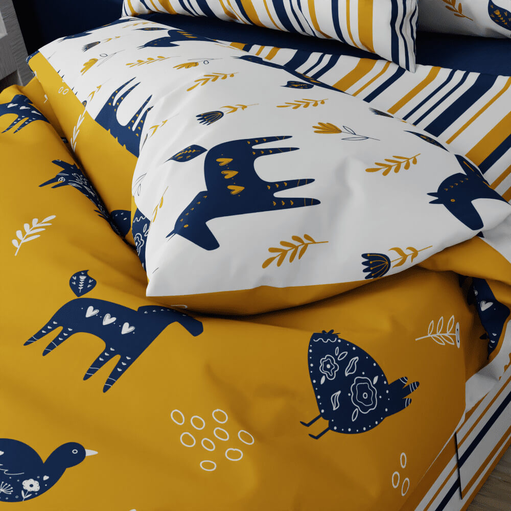 Horses Pattern Duvet Quilt Cover - Kidz Bedding